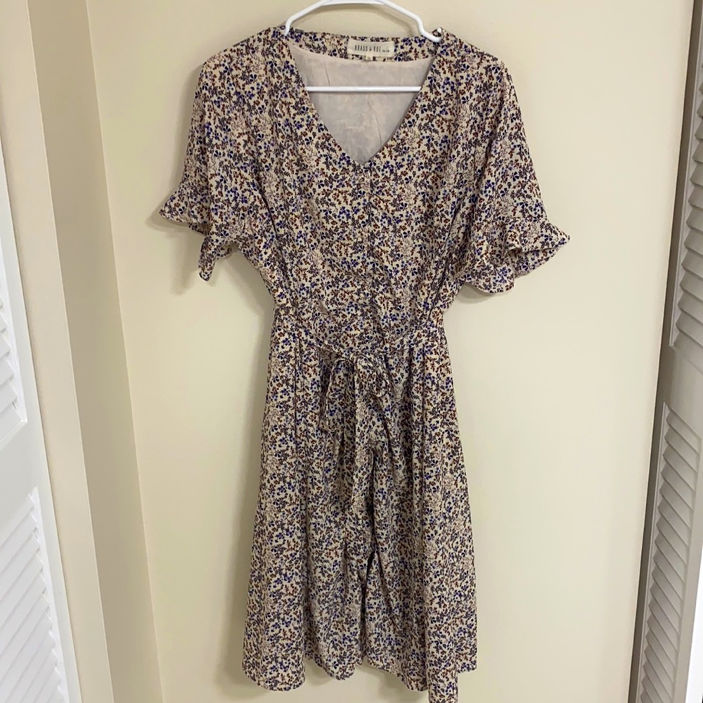 Button down boutique A line dress